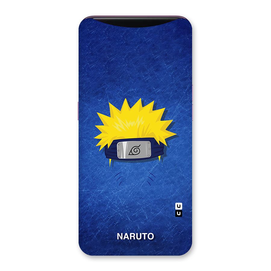 Naruto Headband Minimal Back Case for Oppo Find X