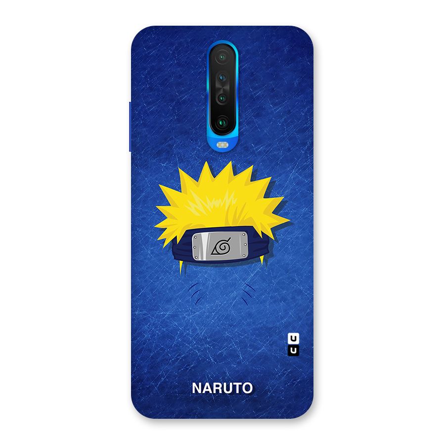 Naruto Headband Minimal Back Case for Poco X2