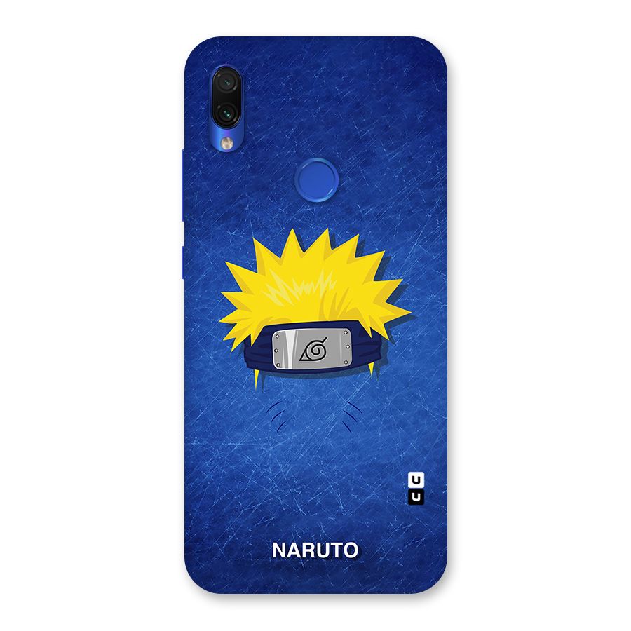 Naruto Headband Minimal Back Case for Redmi Note 7S