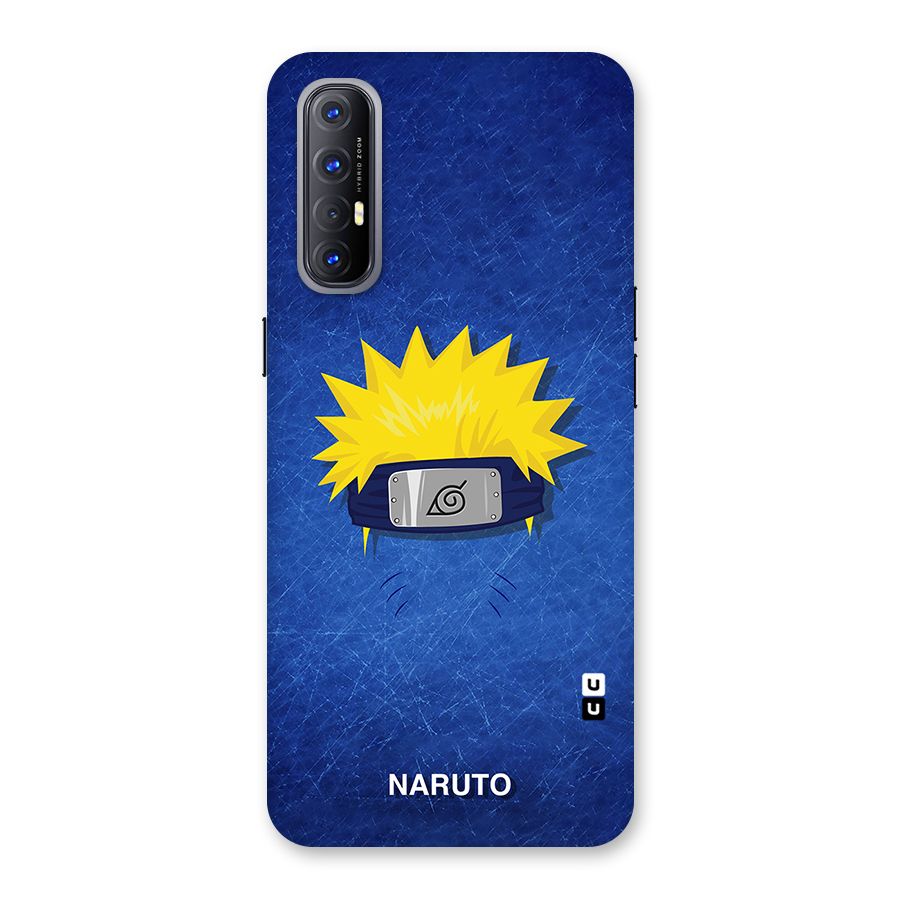 Naruto Headband Minimal Back Case for Reno3 Pro