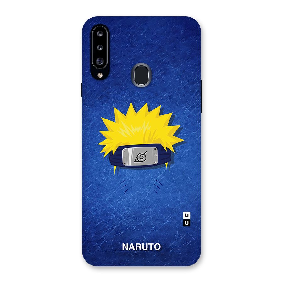 Naruto Headband Minimal Back Case for Samsung Galaxy A20s