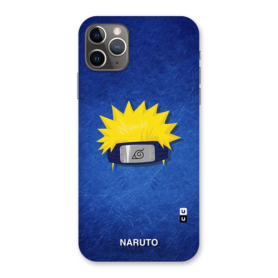 Naruto Headband Minimal Back Case for iPhone 11 Pro Max