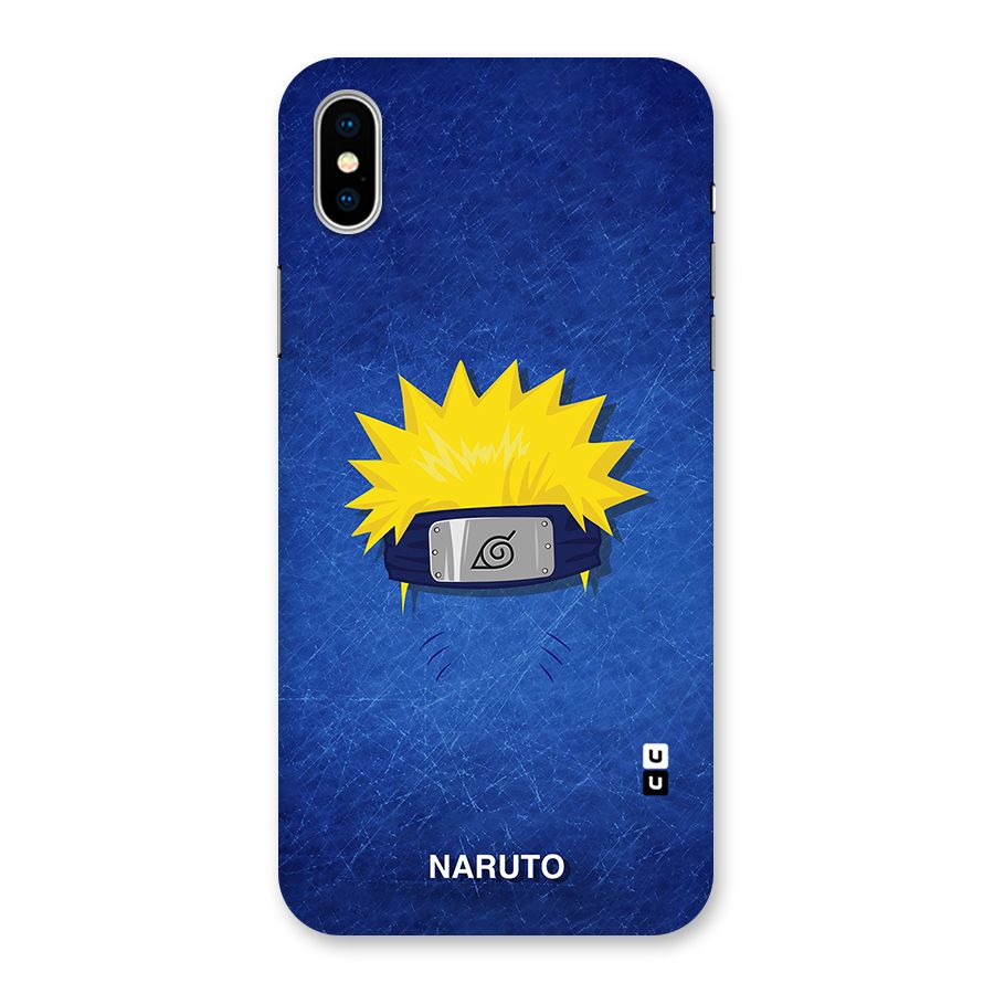 Naruto Headband Minimal Back Case for iPhone X