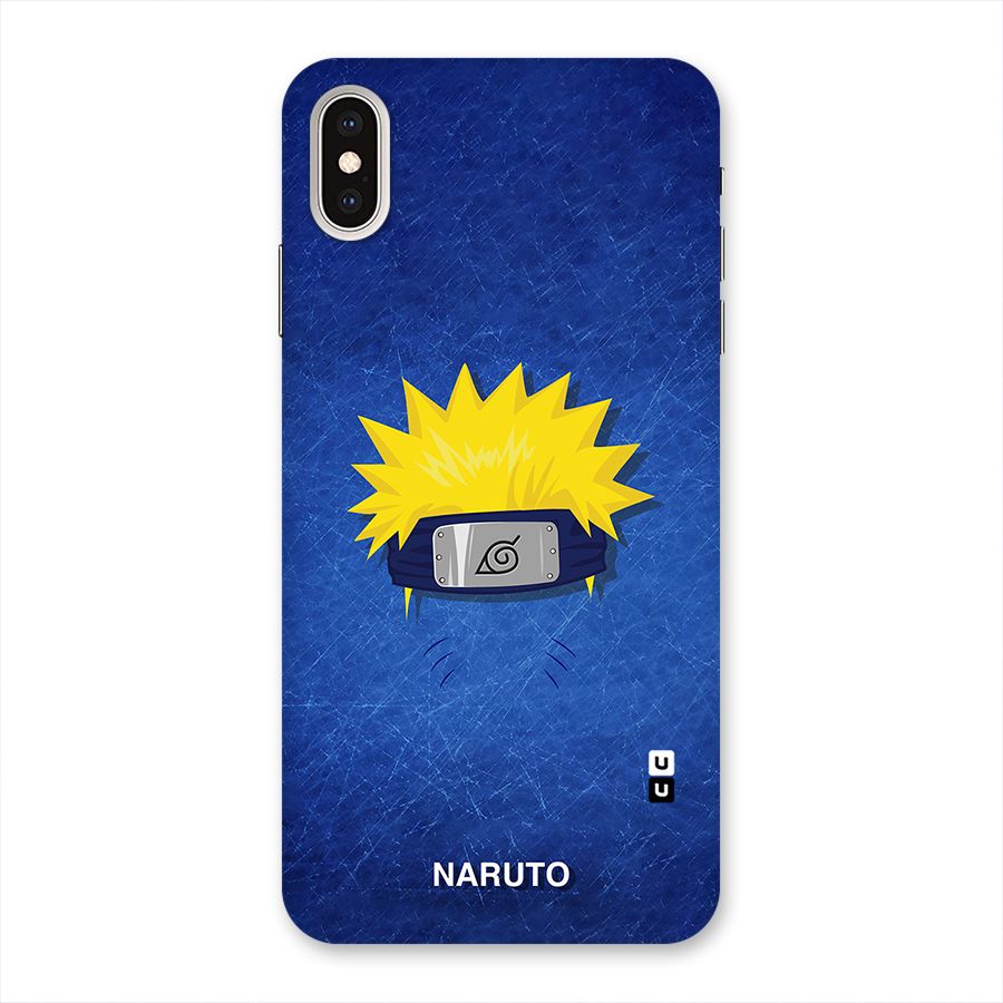 Naruto Headband Minimal Back Case for iPhone XS Max