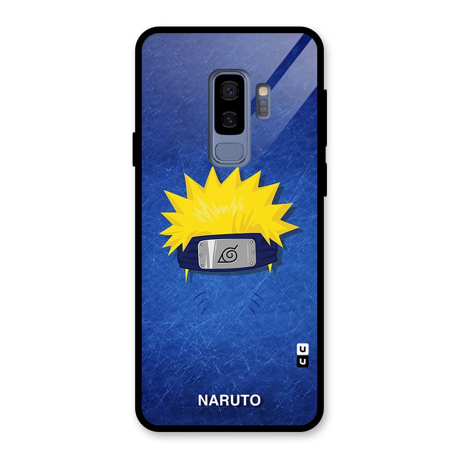 Naruto Headband Minimal Glass Back Case for Galaxy S9 Plus