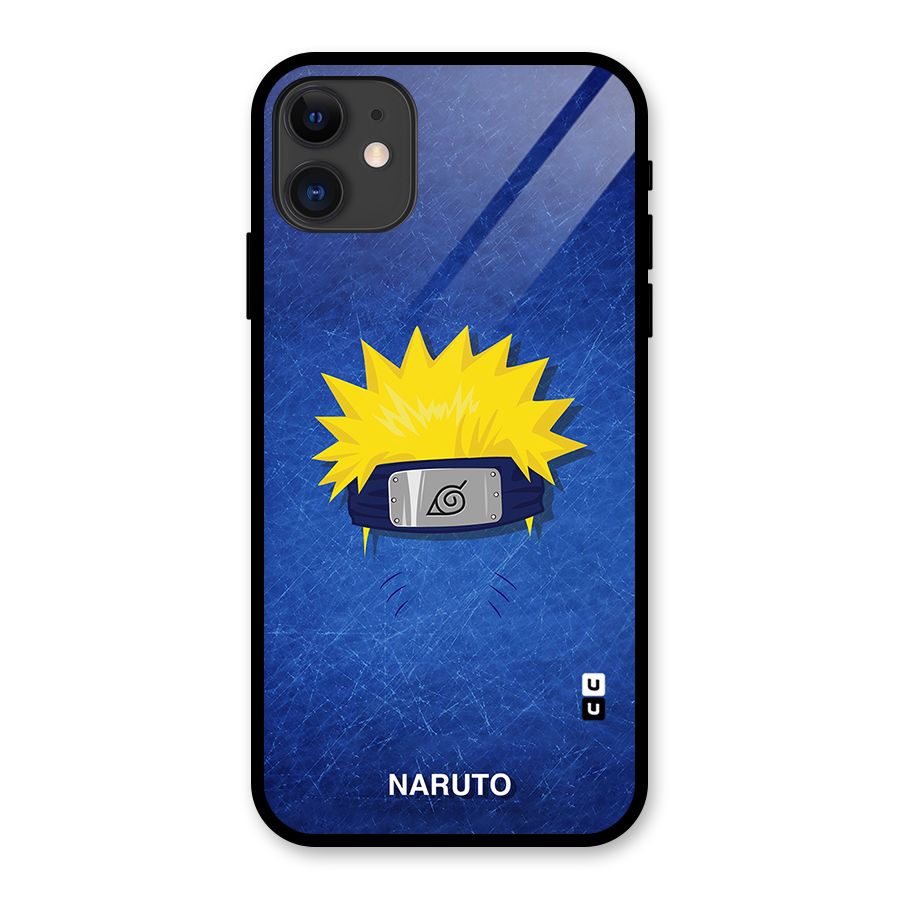 Naruto Headband Minimal Glass Back Case for iPhone 11