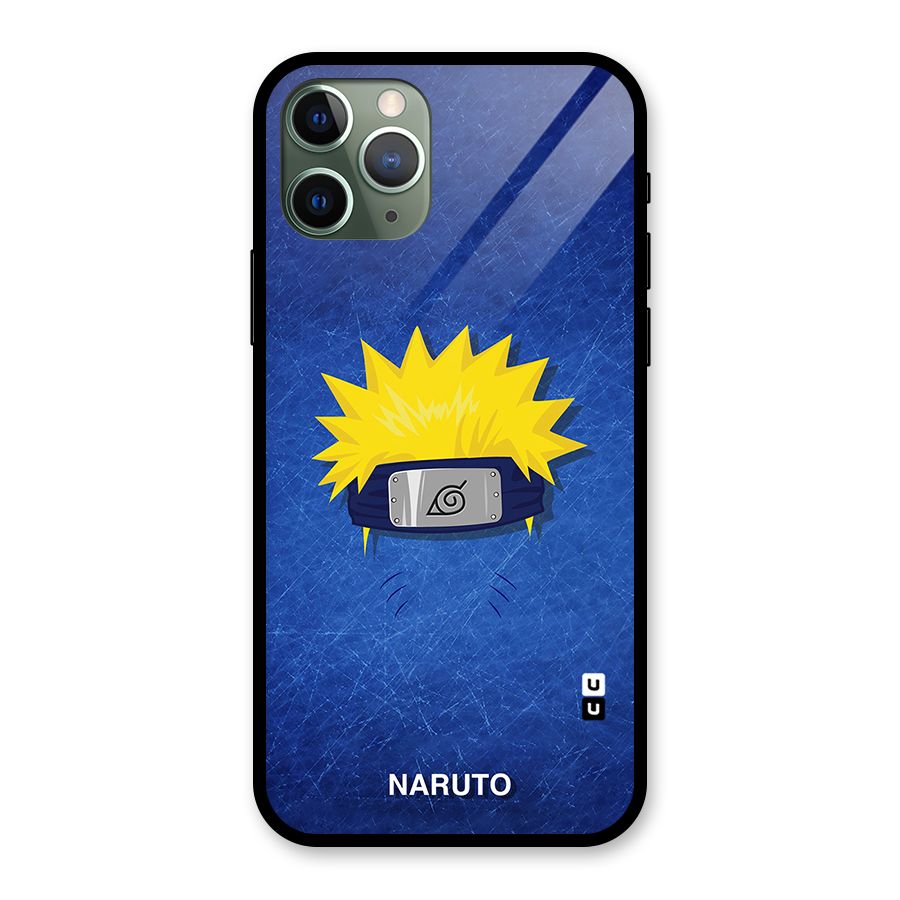 Naruto Headband Minimal Glass Back Case for iPhone 11 Pro