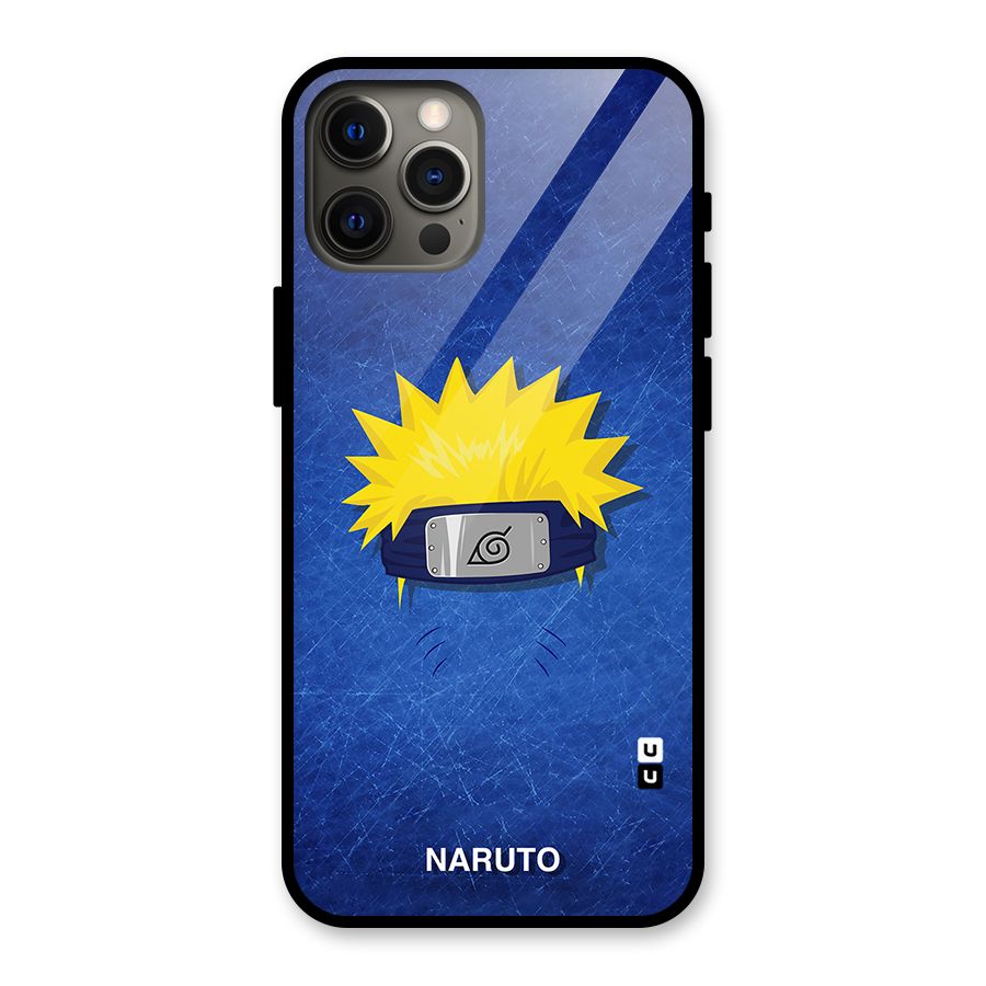 Naruto Headband Minimal Glass Back Case for iPhone 12 Pro Max