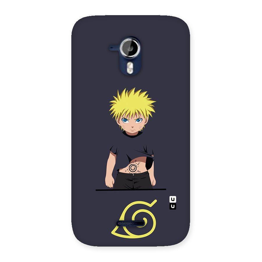 Naruto Kid Back Case for Micromax Canvas Magnus A117