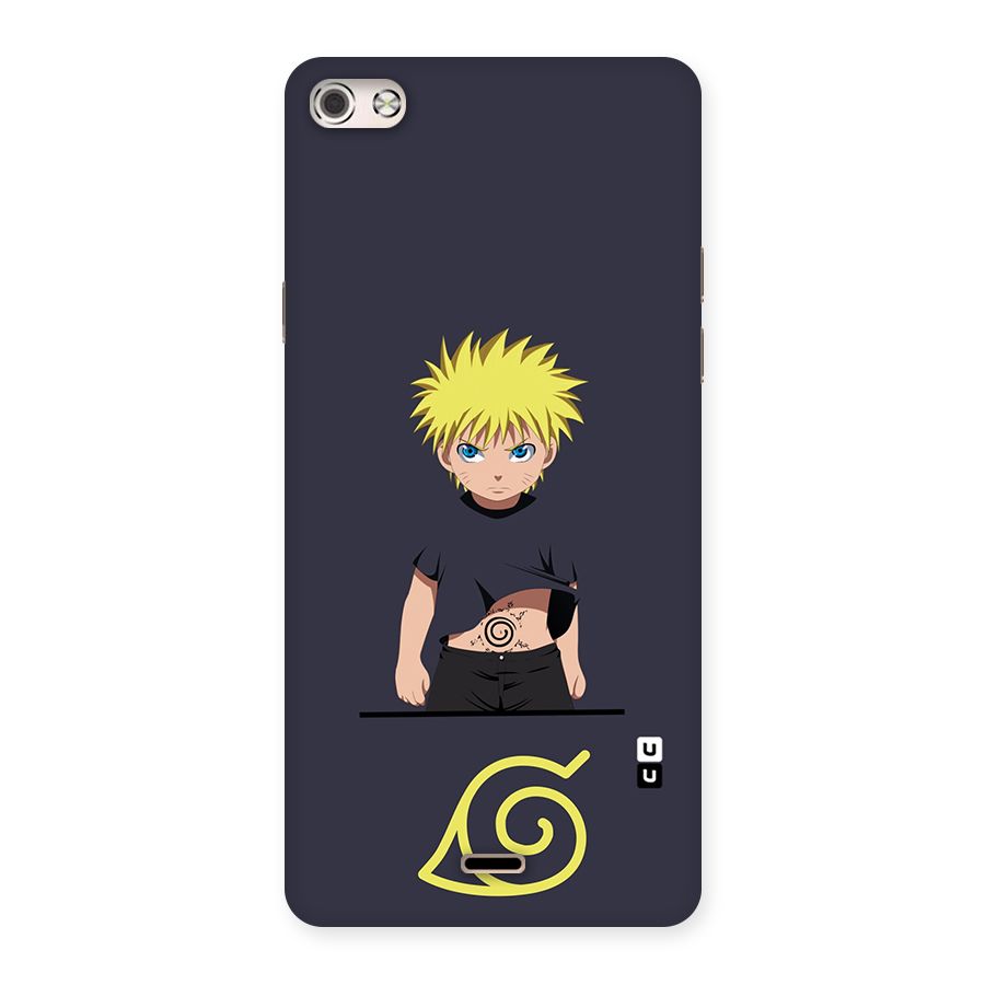Naruto Kid Back Case for Micromax Canvas Silver 5