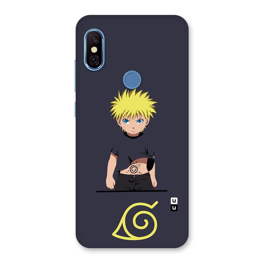 Naruto Kid Back Case for Redmi Note 6 Pro