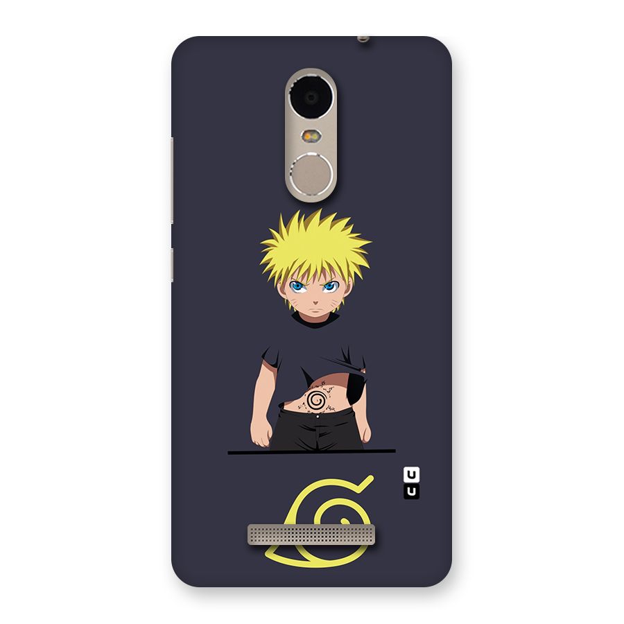 Naruto Kid Back Case for Xiaomi Redmi Note 3
