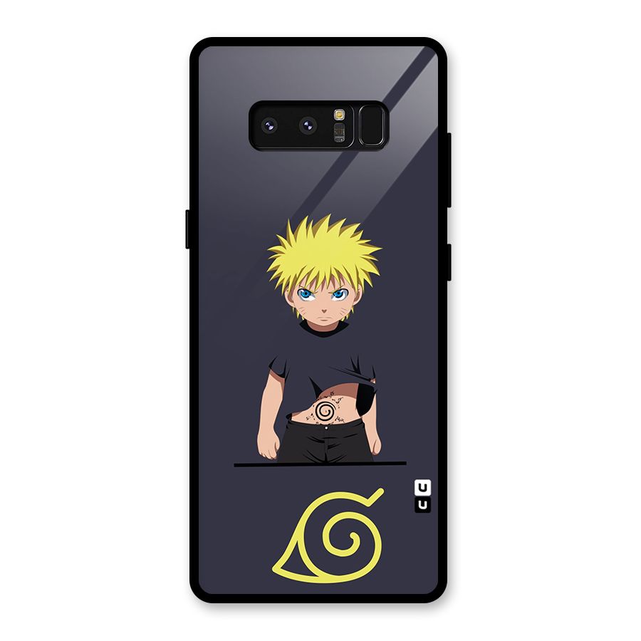 Naruto Kid Glass Back Case for Galaxy Note 8