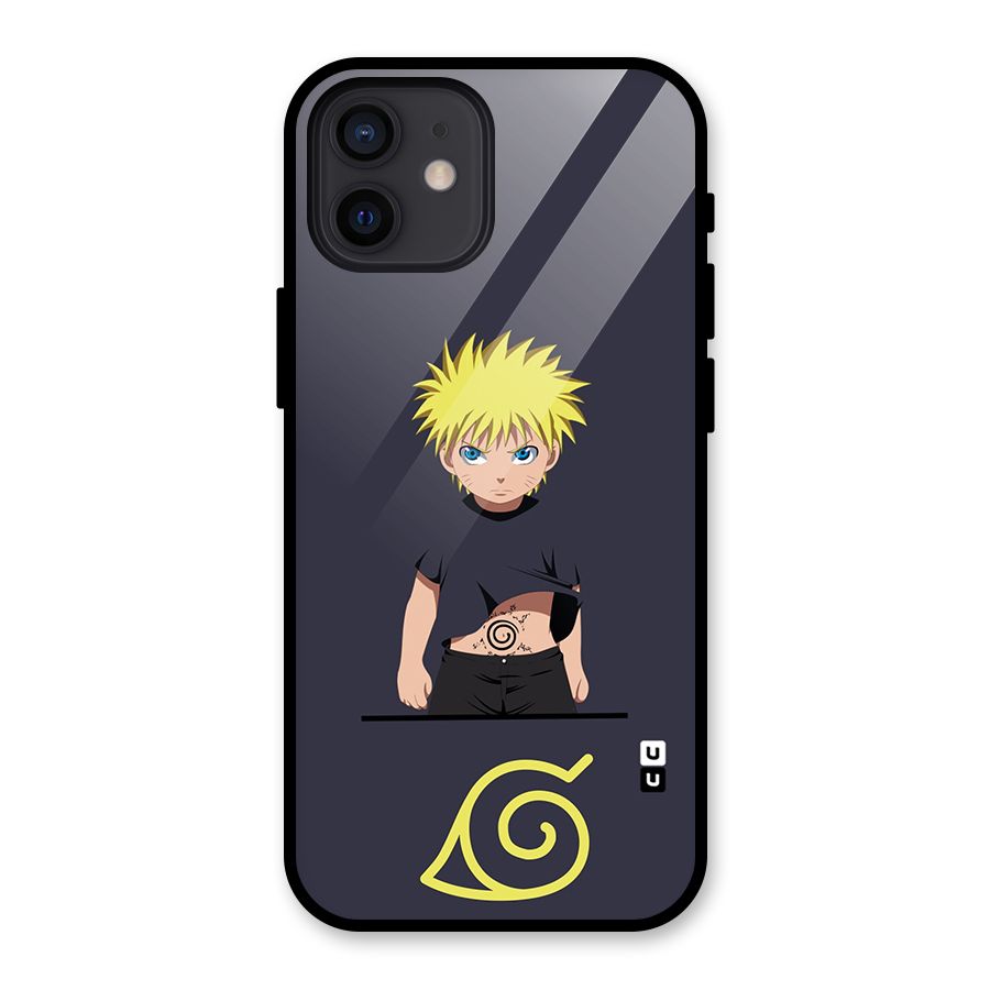 Naruto Kid Glass Back Case for iPhone 12