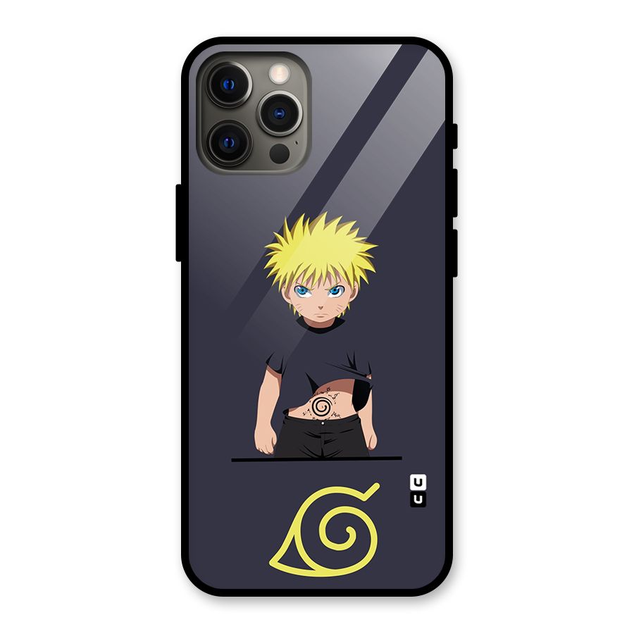 Naruto Kid Glass Back Case for iPhone 12 Pro Max