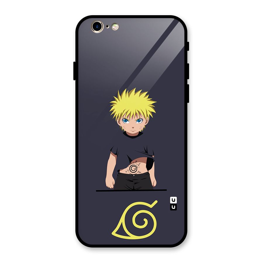 Naruto Kid Glass Back Case for iPhone 6 6S