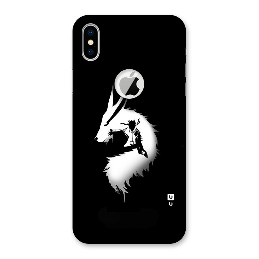 Naruto Kurama Mode Back Case for iPhone X Logo Cut