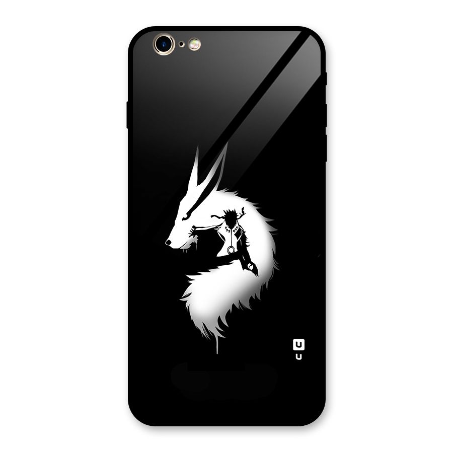 Naruto Kurama Mode Glass Back Case for iPhone 6 Plus 6S Plus