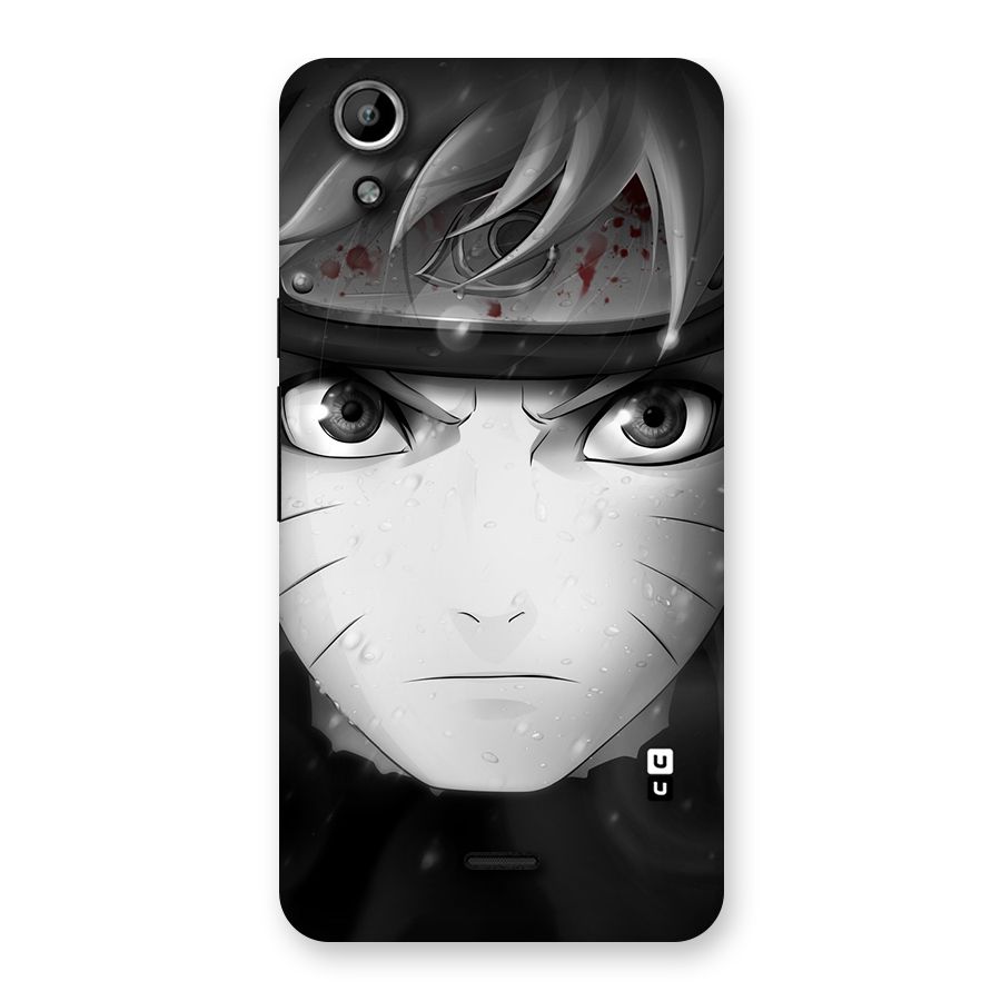 Naruto Monochrome Back Case for Micromax Canvas Selfie Lens Q345