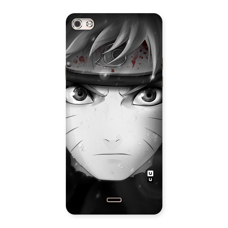 Naruto Monochrome Back Case for Micromax Canvas Silver 5