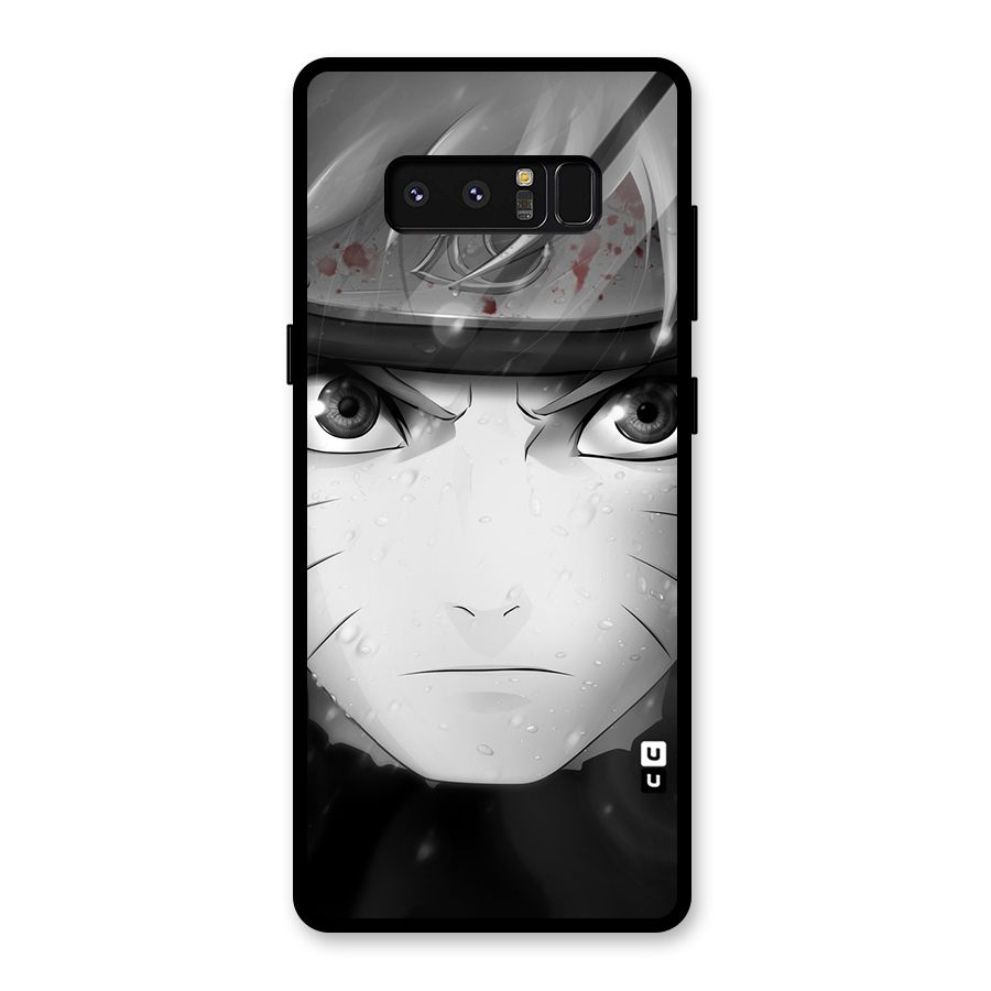 Naruto Monochrome Glass Back Case for Galaxy Note 8