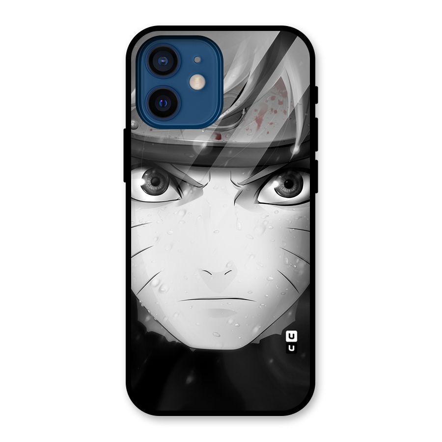 Naruto Monochrome Glass Back Case for iPhone 12 Mini