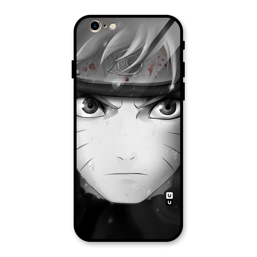 Naruto Monochrome Glass Back Case for iPhone 6 6S