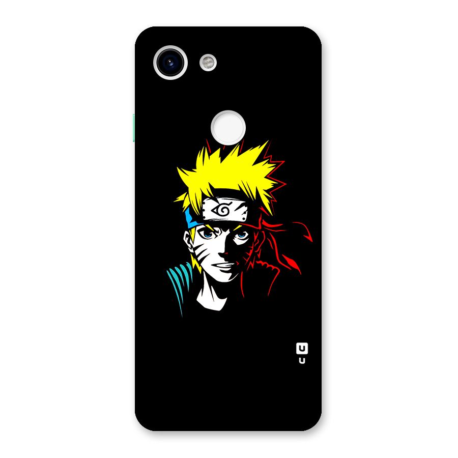 Naruto Pen Sketch Art Back Case for Google Pixel 3