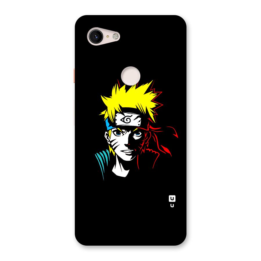 Naruto Pen Sketch Art Back Case for Google Pixel 3 XL