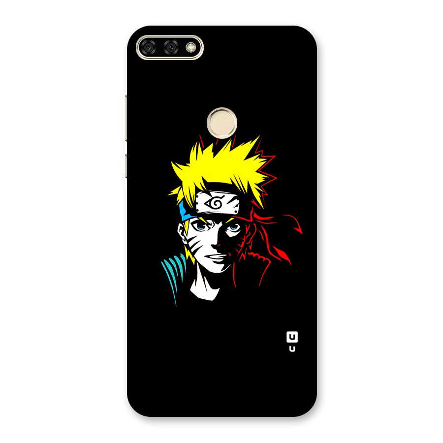 Naruto Pen Sketch Art Back Case for Honor 7A