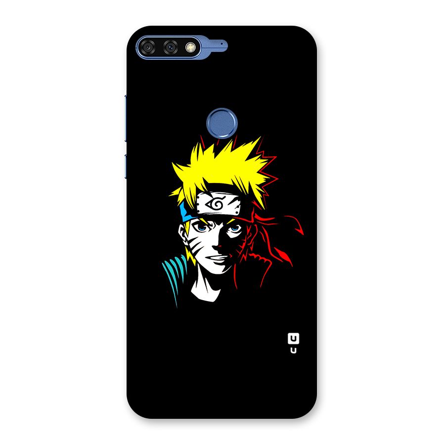 Naruto Pen Sketch Art Back Case for Honor 7C
