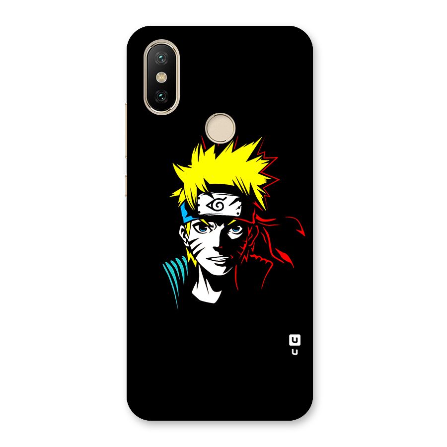 Naruto Pen Sketch Art Back Case for Mi A2
