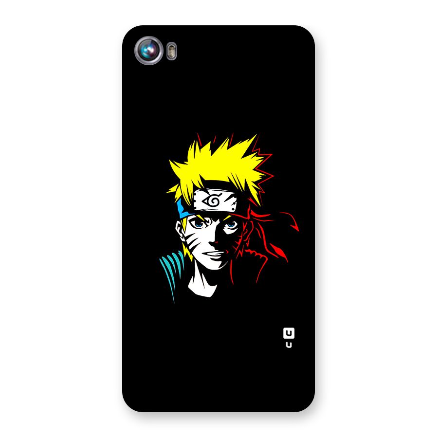 Naruto Pen Sketch Art Back Case for Micromax Canvas Fire 4 A107