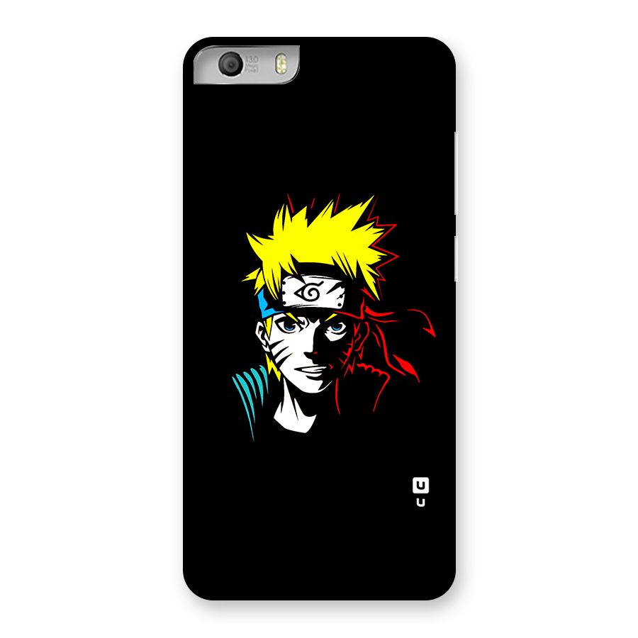Naruto Pen Sketch Art Back Case for Micromax Canvas Knight 2