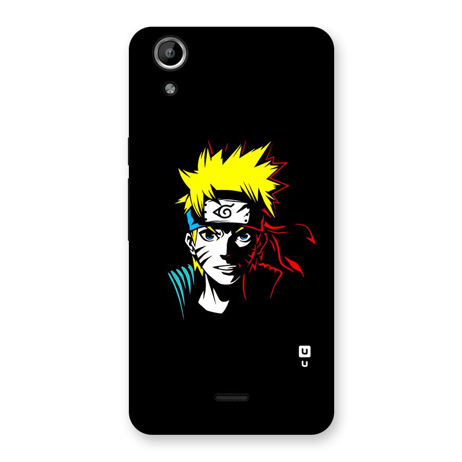 Naruto Pen Sketch Art Back Case for Micromax Canvas Selfie Lens Q345