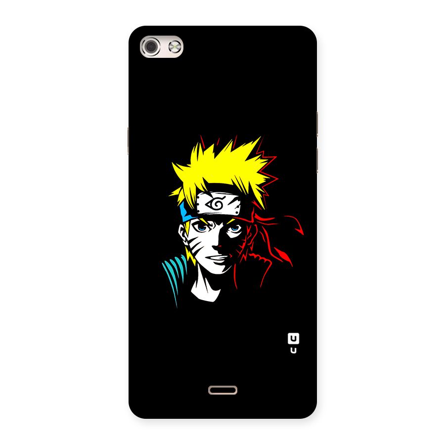 Naruto Pen Sketch Art Back Case for Micromax Canvas Silver 5