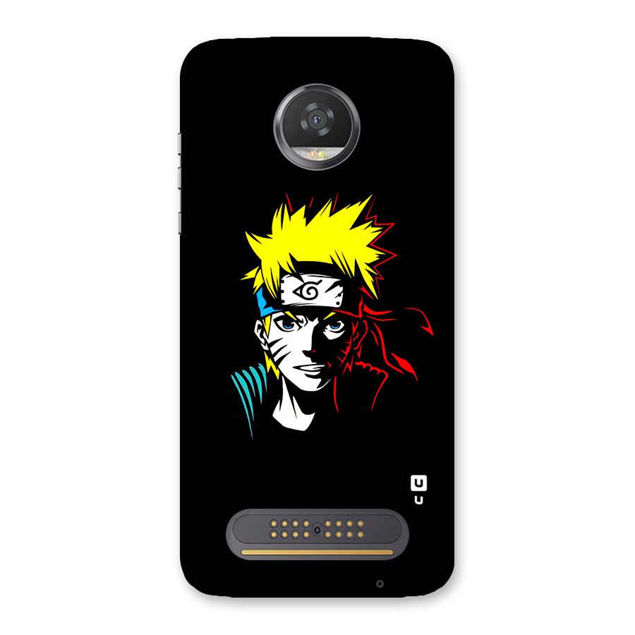Naruto Pen Sketch Art Back Case for Moto Z2 Play
