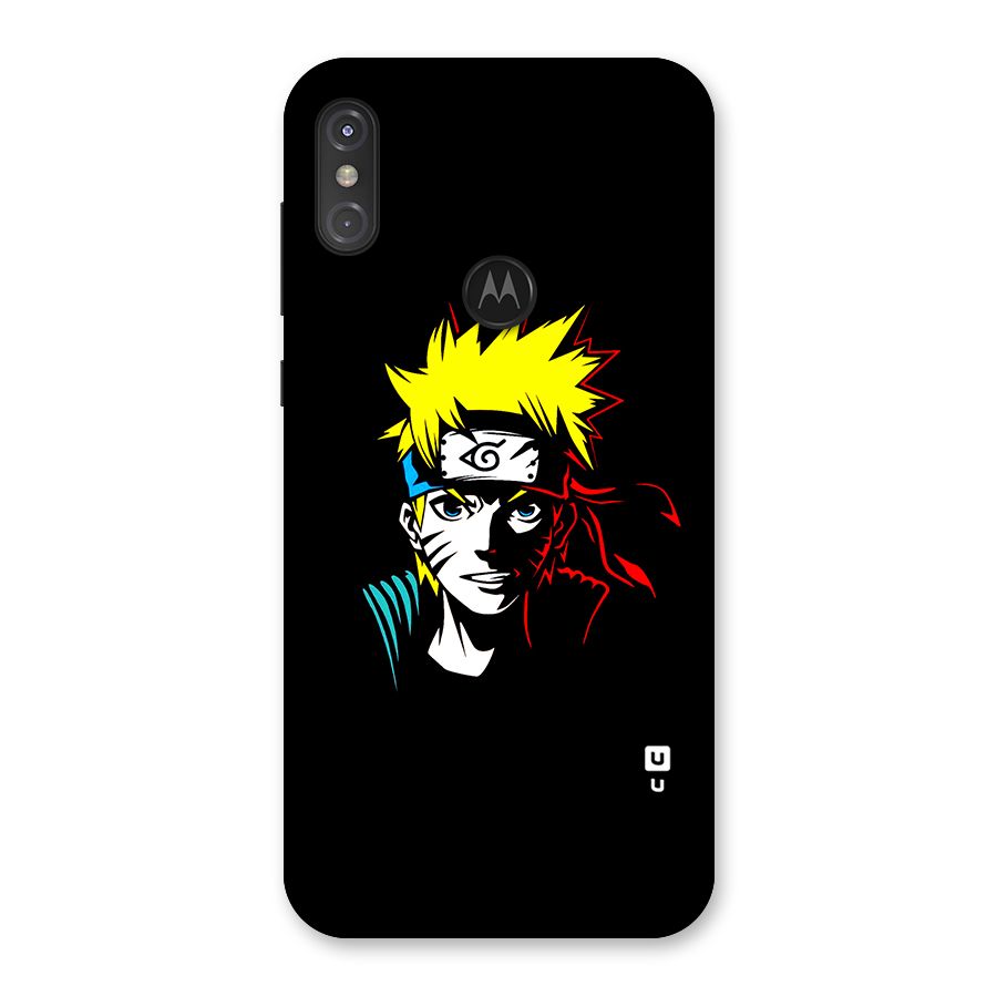 Naruto Pen Sketch Art Back Case for Motorola One Power