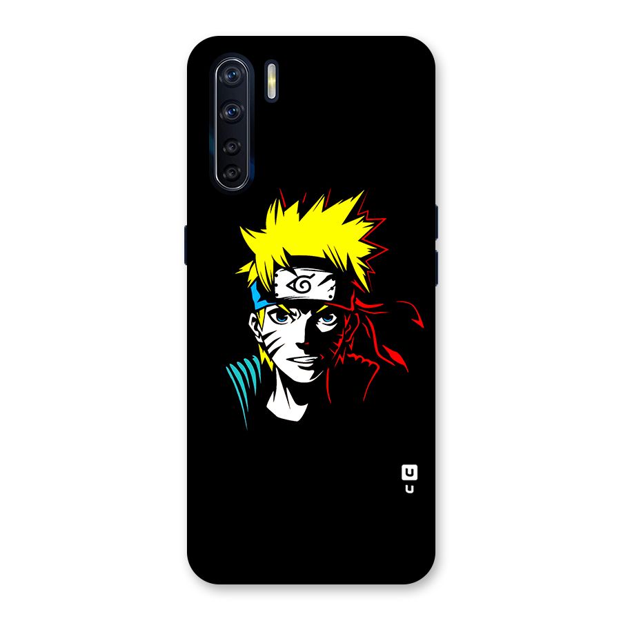 Naruto Pen Sketch Art Back Case for Oppo F15