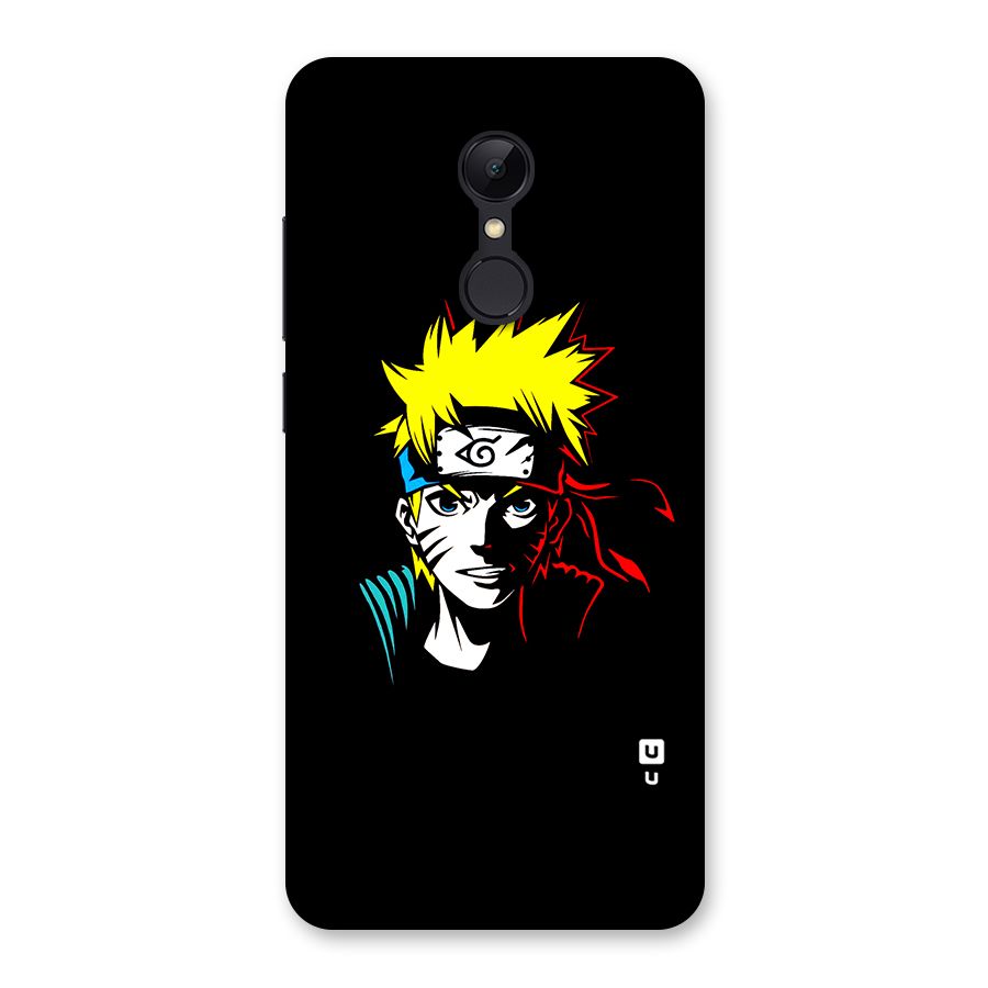 Naruto Pen Sketch Art Back Case for Redmi 5