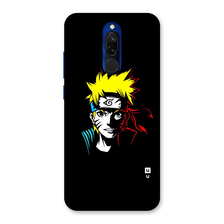 Naruto Pen Sketch Art Back Case for Redmi 8