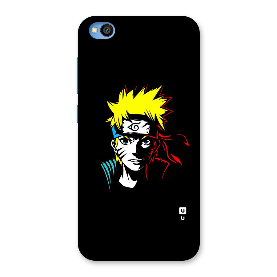 Naruto Pen Sketch Art Back Case for Redmi Go