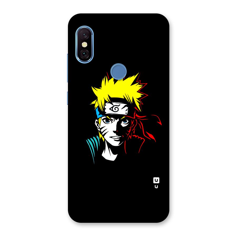 Naruto Pen Sketch Art Back Case for Redmi Note 6 Pro