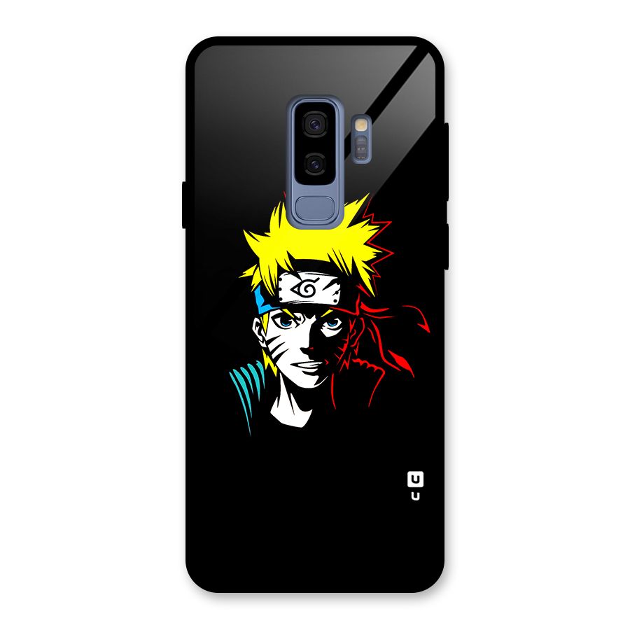 Naruto Pen Sketch Art Glass Back Case for Galaxy S9 Plus