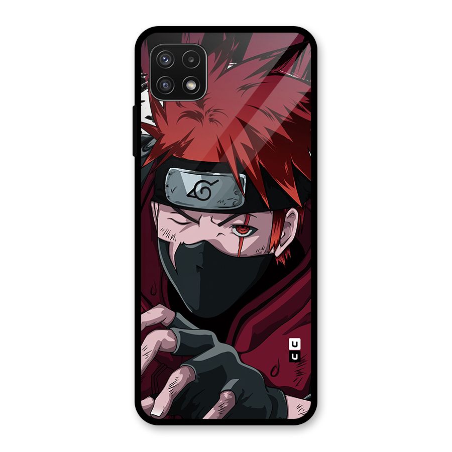 Naruto Ready Action Glass Back Case for Galaxy A22 5G