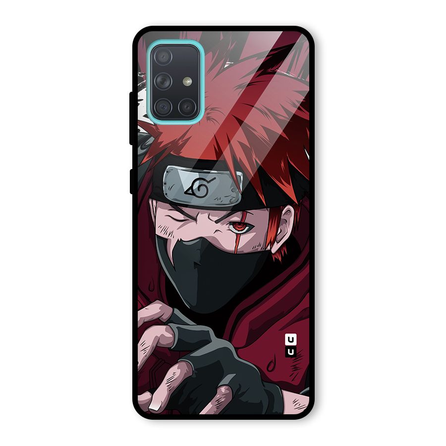 Naruto Ready Action Glass Back Case for Galaxy A71