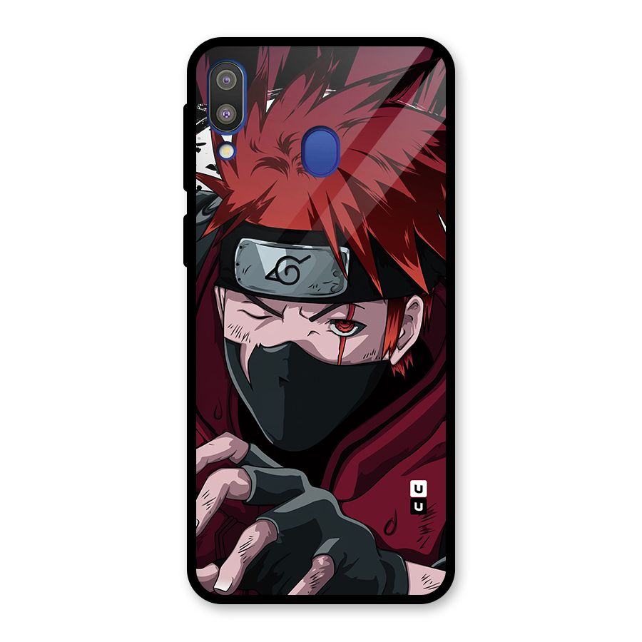 Naruto Ready Action Glass Back Case for Galaxy M20