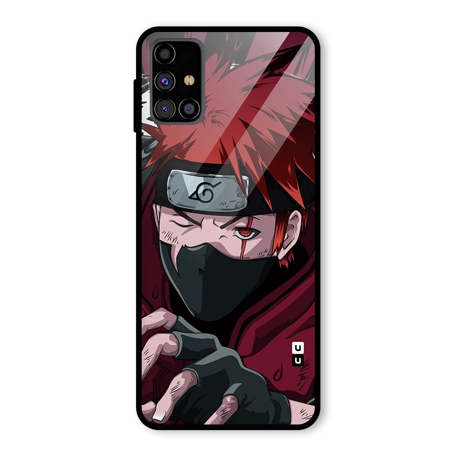 Naruto Ready Action Glass Back Case for Galaxy M31s