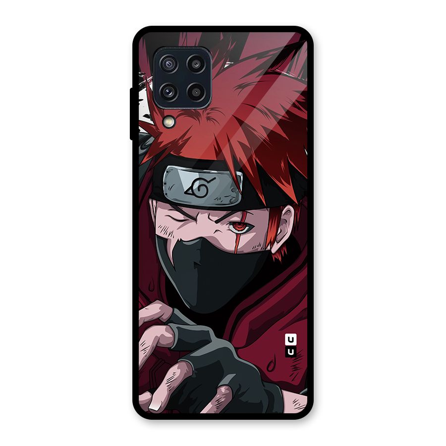 Naruto Ready Action Glass Back Case for Galaxy M32