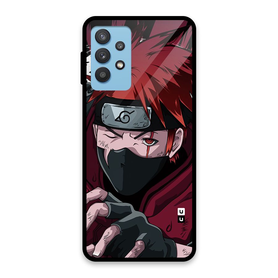 Naruto Ready Action Glass Back Case for Galaxy M32 5G
